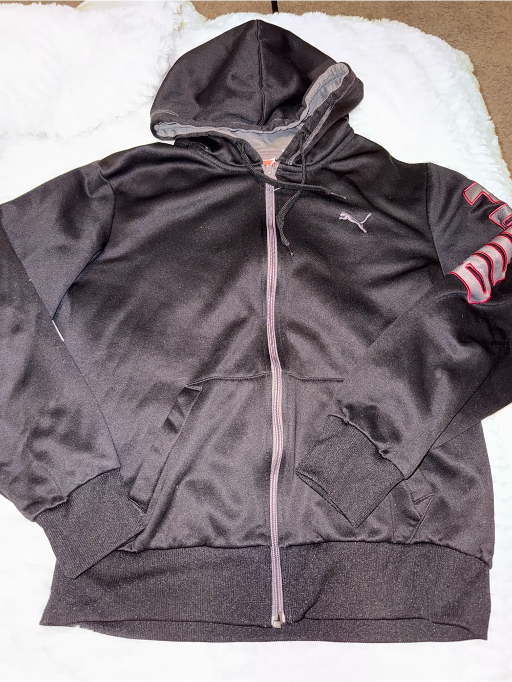 Puma Black Full-Zip Jacket